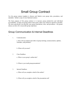 Small Group Contract Template for Enhanced Productivity