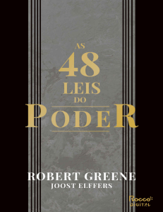 As 48 Leis do Poder: Estrat&eacute;gias de Poder e Manipula&ccedil;&atilde;o