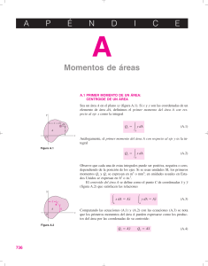 Momentos de &Aacute;reas: Centroide, Momento de Inercia y Radio de Giro