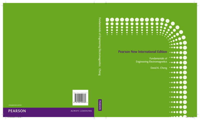 D K CHENG FUNDAMENTALS OF ENGINEERING ELECTROMAGNETICS ADDISON WESLEY 1993 PDF visual data 7