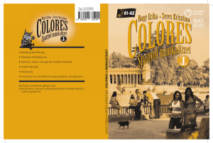 Cuaderno de Espa&ntilde;ol A1-A2: Colores 1