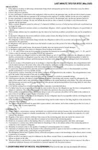 RFBT Last-Minute Tips: Obligations & Contracts for May 2025 Exam