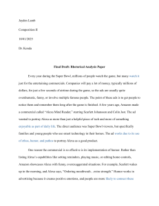 Rhetorical Analysis & Flood Proposal: College Composition Papers