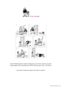 Father and Son Dialogue Worksheet