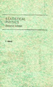 Statistical Physics Second Edition by F. Mandl - University Textbook
