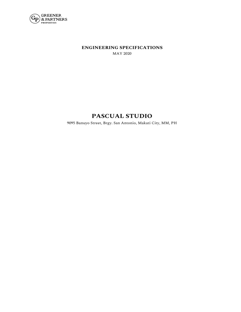 Reinforced Concrete Technical Specifications for Building Project