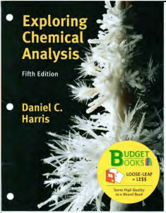 Exploring Chemical Analysis Textbook, 5th Edition