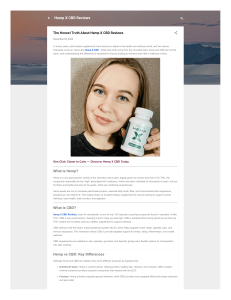 Hemp vs CBD: Benefits, Differences & Choosing the Right One