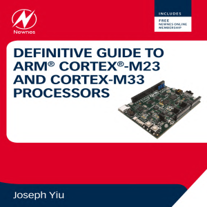 ARM Cortex-M23/M33 Processors: Definitive Guide