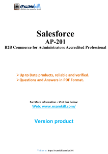 Salesforce AP-201 Exam Questions & Answers