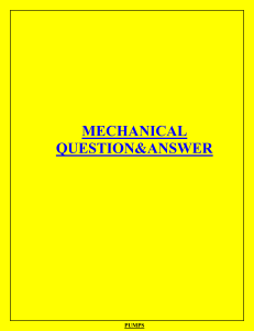 Mechanical Pumps Q&A: Centrifugal Pump Overhaul & Bearing Guide