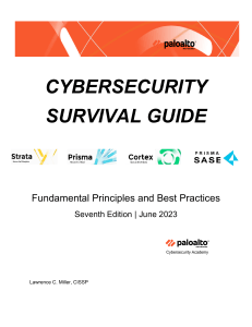 Cybersecurity Survival Guide: Principles & Best Practices