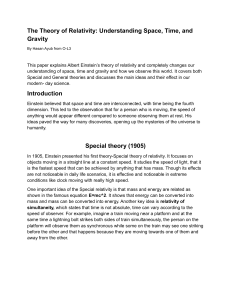 Einstein's Theory of Relativity Explained