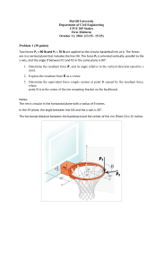 McGill CIVE 205 Statics Midterm Exam