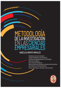 Metodolog&iacute;a Investigaci&oacute;n Ciencias Empresariales