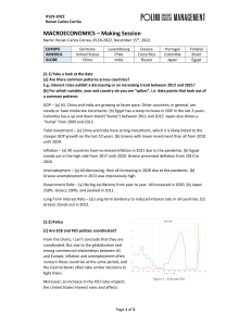Macroeconomics Data Analysis: Global Economic Patterns & Policy