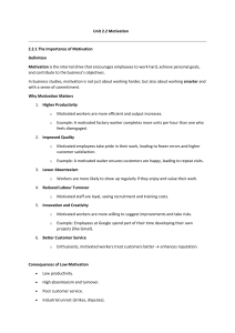 Business Motivation: Theories, Importance, and Impact on Productivity