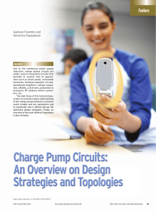 Charge Pump Circuits: Design Strategies & Topologies Overview (IEEE 2010)
