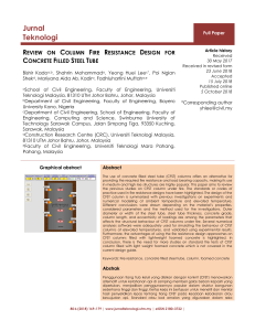CFST Column Fire Resistance Design Review: Concrete Filled Steel Tube
