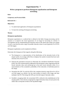 Histogram Equalization & Stretching Lab