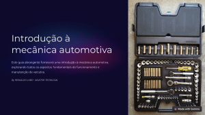 Introdu&ccedil;&atilde;o &agrave; Mec&acirc;nica Automotiva
