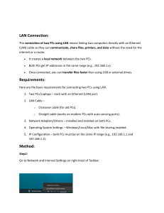 Connect Two PCs with LAN Cable: File Sharing & Network Setup Guide