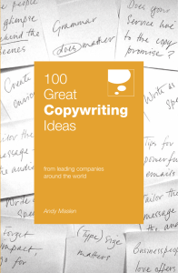 100 Great Copywriting Ideas: Boost Your Sales & Marketing Skills