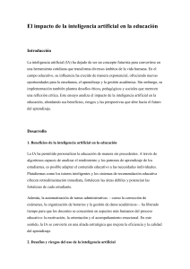 Impacto de la IA en la educaci&oacute;n