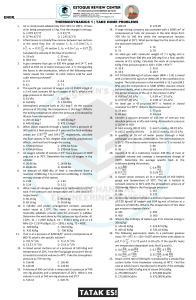 Thermodynamics Problems & Solutions