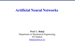 Artificial Neural Networks: Introduction, Architecture & Training (IIT Madras)