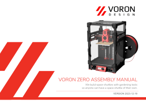 VORON ZERO Assembly Manual 2023 - Build Your Own 3D Printer