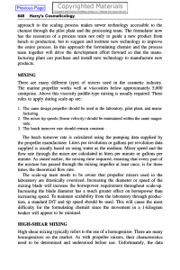 Cosmetic Manufacturing Scale-Up: Mixing & Heat Transfer Principles