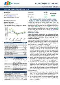 &Eacute;valuation de l'action HPG : Recommandation d'achat et analyse de l'acier