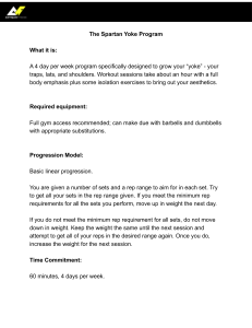 Spartan Yoke Program: Build Traps, Lats & Shoulders