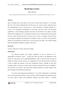 Resolving Vectors: A Unified Method for Force Analysis in Physics