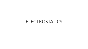 Electrostatics: Electric Fields, Coulomb's Law & Permittivity Explained