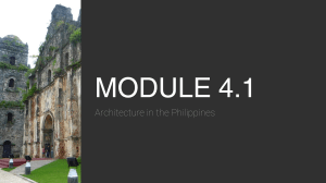 Architecture in the Philippines: History, Styles & Influences (Module 4.1)
