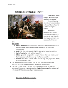 The French Revolution 1789-99: Causes, Key Figures & Impact