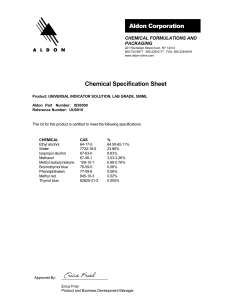 Recipe for Universal Indicator