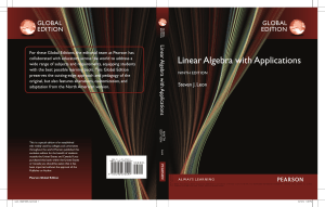Linear Algebra with Applications, Ninth Global Edition - Steven J. Leon