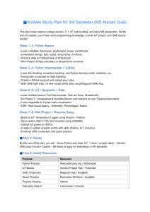 8-Week Study Plan: Python, IoT, GRE Prep for MS Abroad Goal