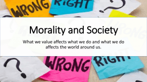 Morality and Society: Understanding Ethical Dilemmas & Conscience