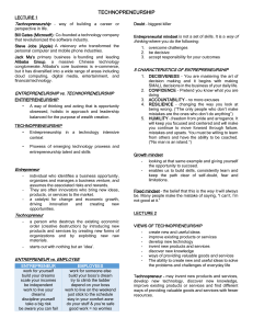 Technopreneurship: Definition, Characteristics, and Innovation