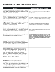 Comic Strip & Graphic Novel Conventions Guide
