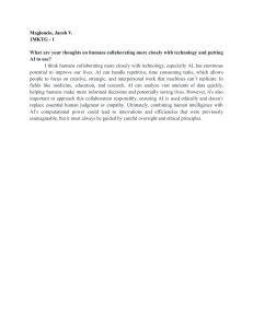 Human-AI Collaboration: Benefits and Ethical Considerations