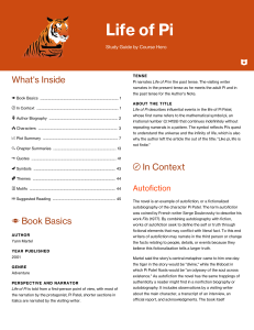 Life of Pi Study Guide by Course Hero