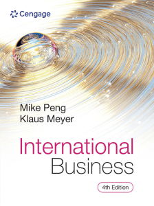 International Business 4th Edition by Peng & Meyer