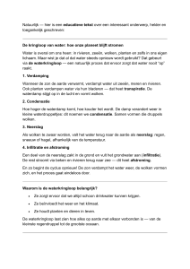 Waterkringloop uitgelegd: een educatief overzicht