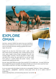 Explore Oman: Travel Guide & Tips