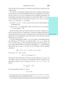 Determinism & Branching Representations: A Philosophical Analysis